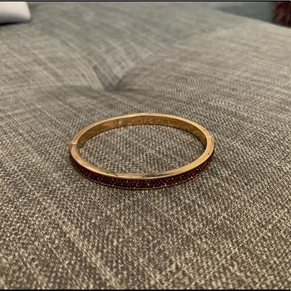 Bendel Rocks Skinny Bangle in Rose Tone